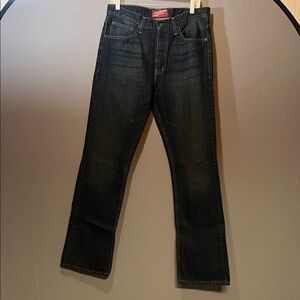 Arizona Jean Company Men's Dark Blue Straight Jeans